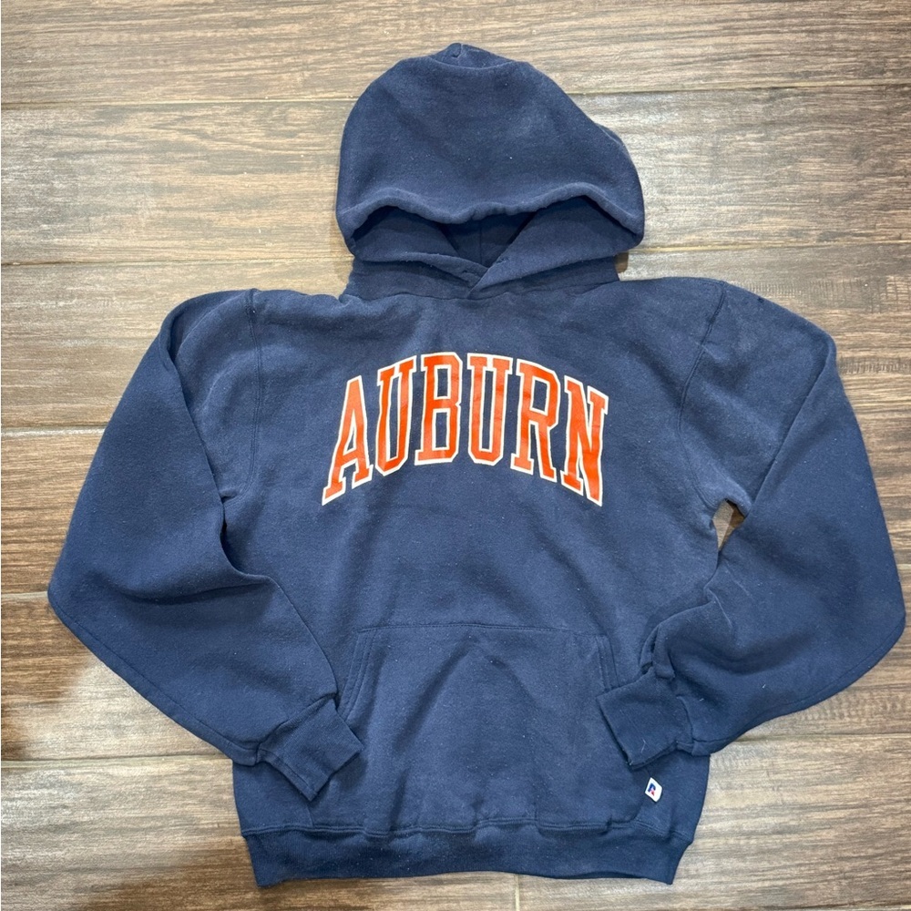 Vintage Small Auburn Navy Blue Hoodie